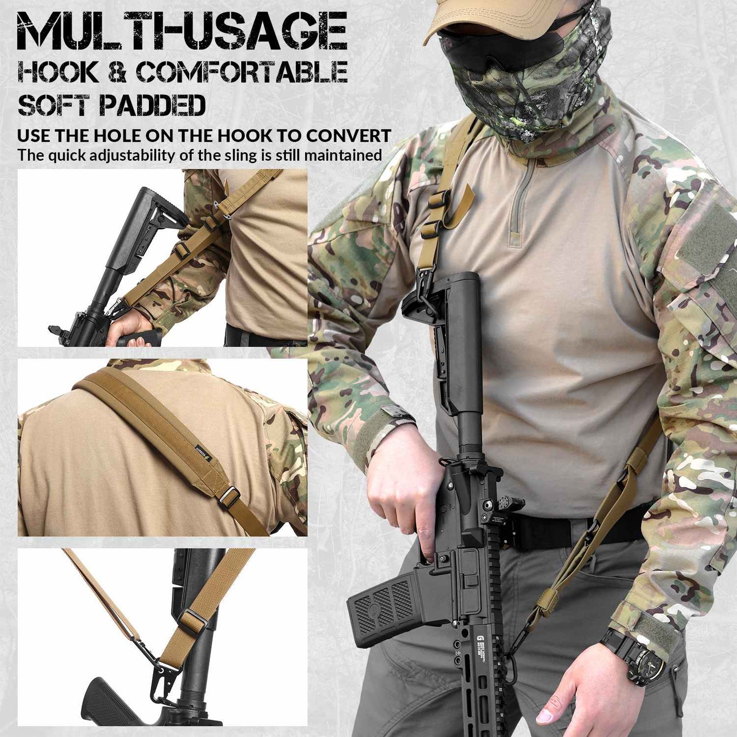 Votagoo Rifle Sling for Hunting Tactical Strap