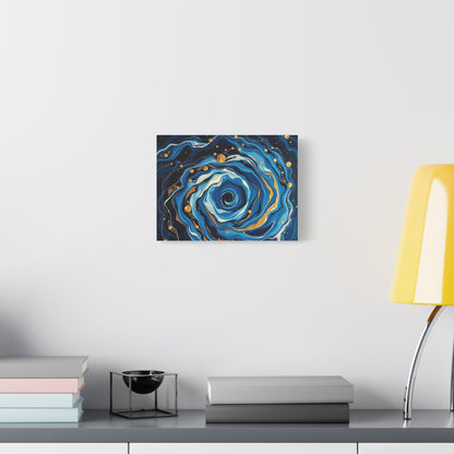 Galactic Swirl Canvas Art, Abstract Home Decor, Space-Inspired Wall Hanging, Unique Gift for Space Lovers, Modern Room Decoration