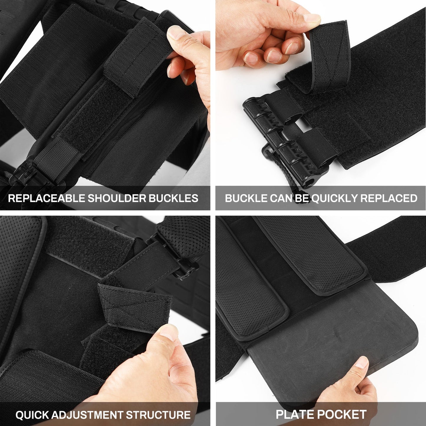 [NEW] VOTAGOO 037 Adjustable Tactical Vest with Admin Drop Pouch