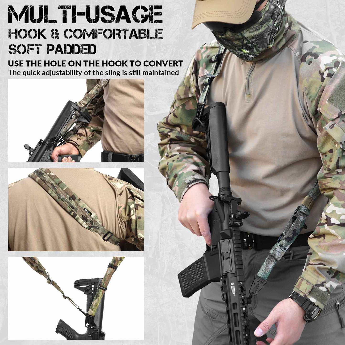 Votagoo Rifle Sling for Hunting Tactical Strap