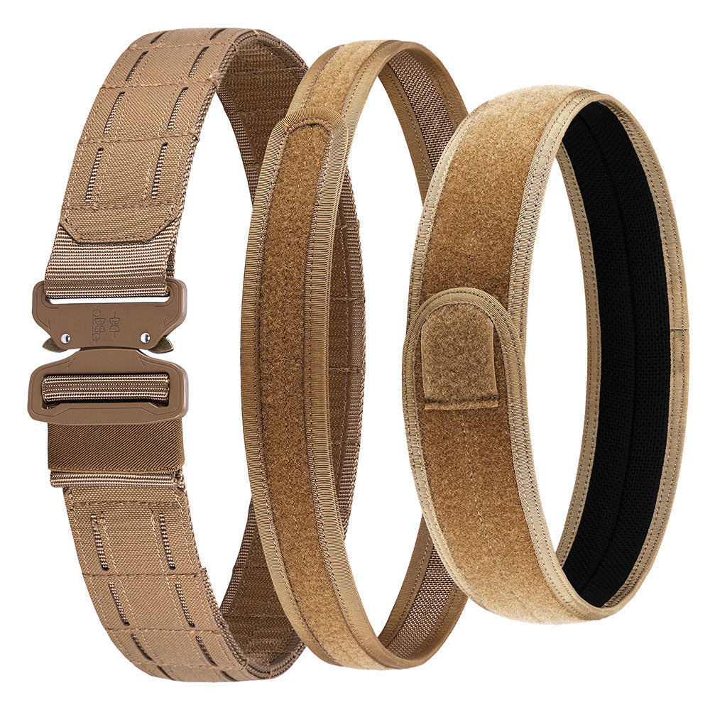 Tactical MOLLE Battle Belt with Quick Release Buckle