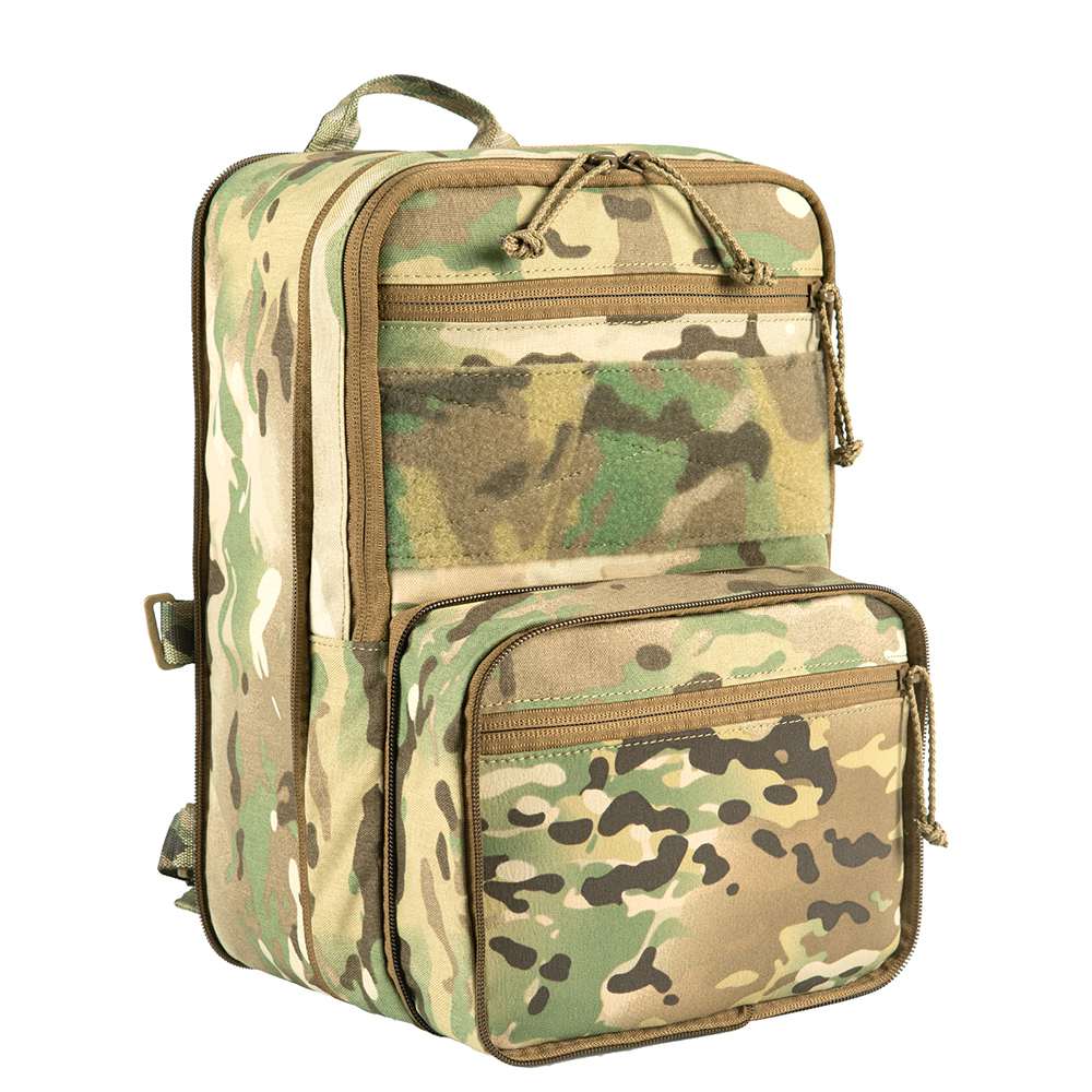 Votagoo D3 Flat Pack 2.0 Tactical Expandable Backpack Multi-purposed MOLLE Pack Camo