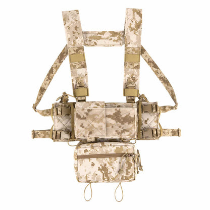 Votagoo Outdoor Molle Magazine Pouch Chest Bags Multi-function MK4 AOR1 Tactical Chest Rig