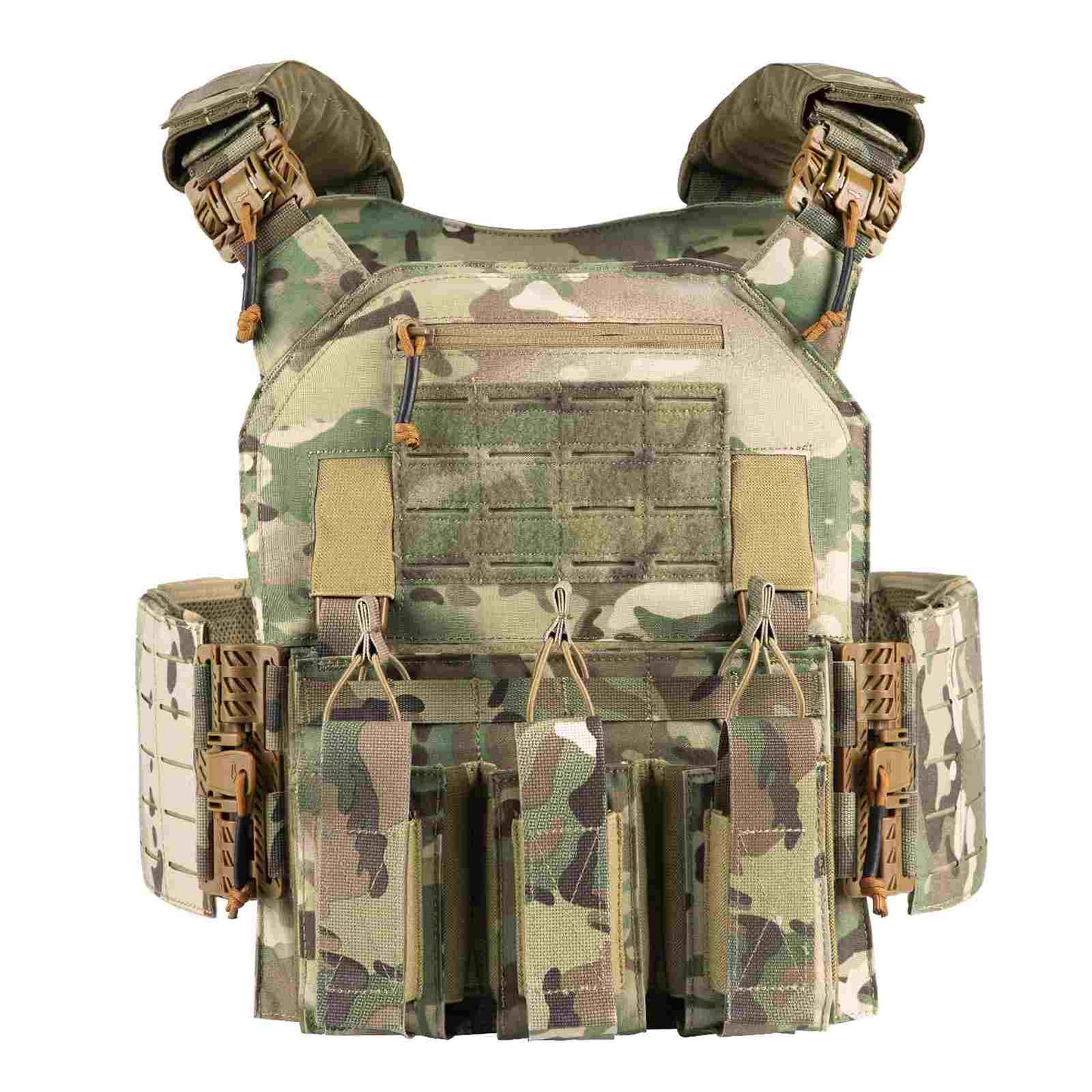 Votagoo 601 Laser Cut Molle Vest Adjustable Plate Carrier Tactical Military Vest