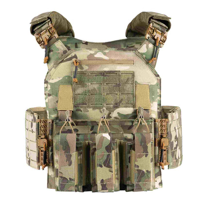 Votagoo 601 Laser Cut Molle Vest Adjustable Plate Carrier Tactical Military Vest