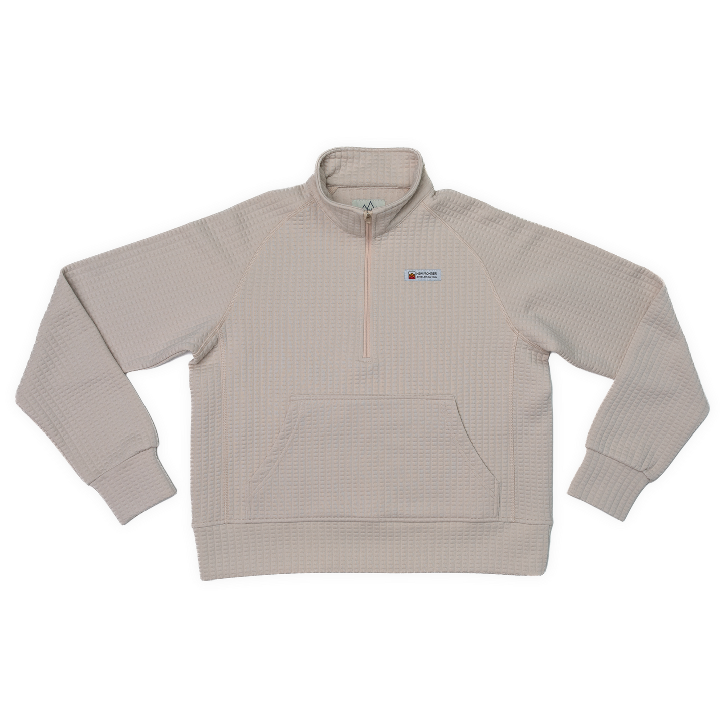 Women's Waffle 1/2 Zip (Oat) - Convenient store