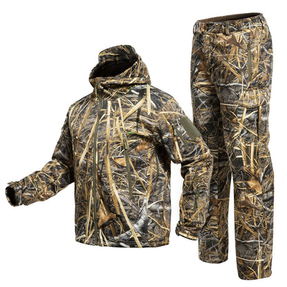Hunting Gear Suit For Men Camouflage Windproof Jacket