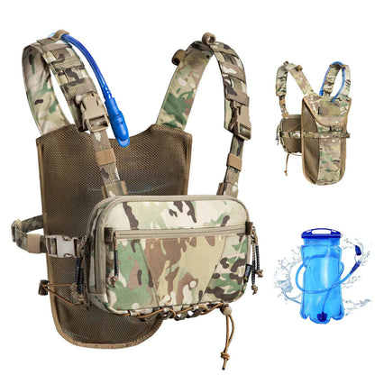 Votagoo Tactical Lightweight Running Hydration Vest with 2L Water Bladder Bag