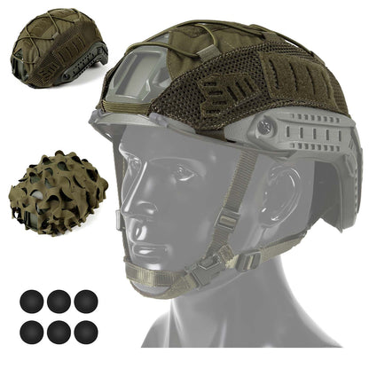 Votagoo Helmet Cover Combo, Tactical Helmet Cover for Fast Helmet