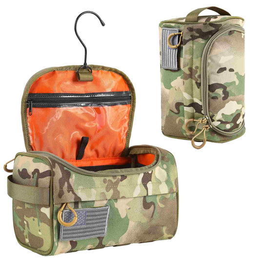 Votagoo Portable Tactical Cosmetic Organizer Pouch Nylon Hanging Makeup Storage