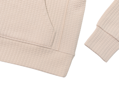 Women's Waffle 1/2 Zip (Oat) - Convenient store