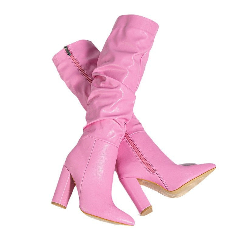 Pointed Long Women's High Heels - Convenient store