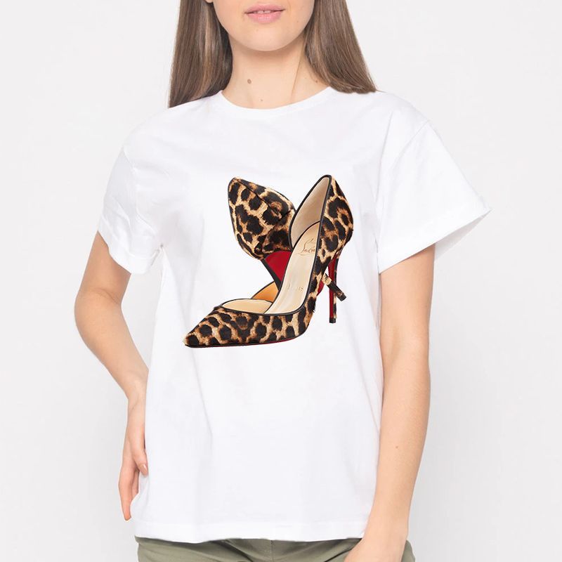 High heels printed T-shirt - Convenient store