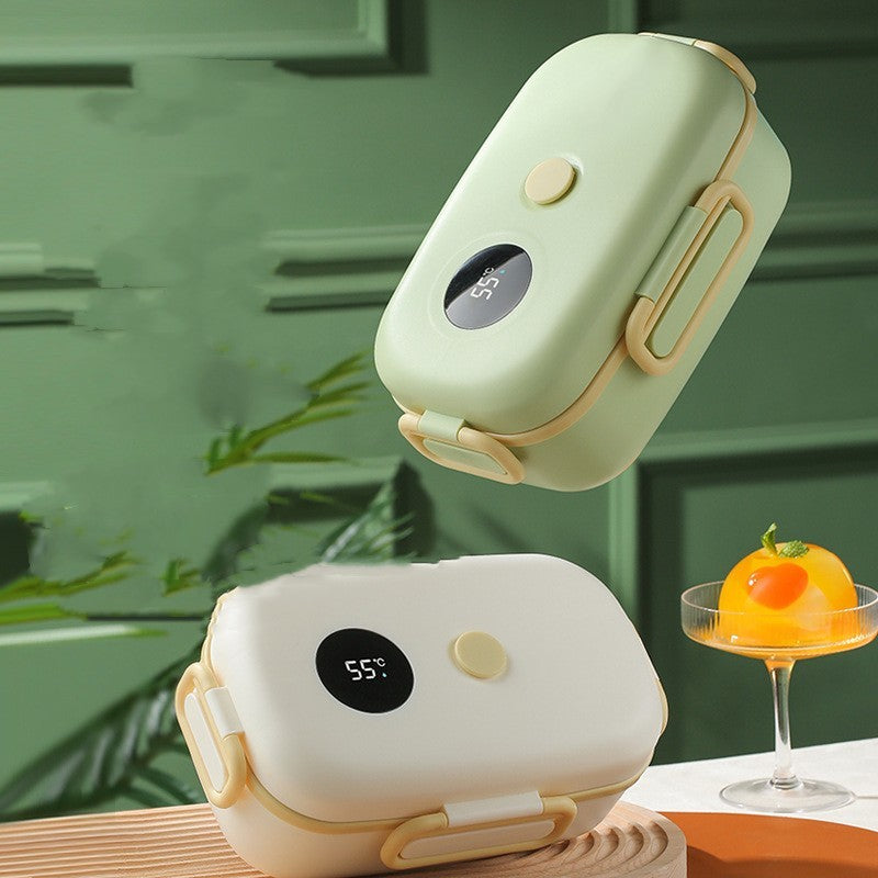 Portable Temperature Display Insulation Lunch Box