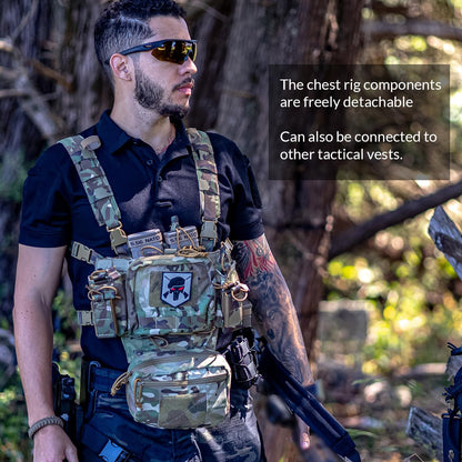 Votagoo Adjustable & Detachable Tactical Chest Rig