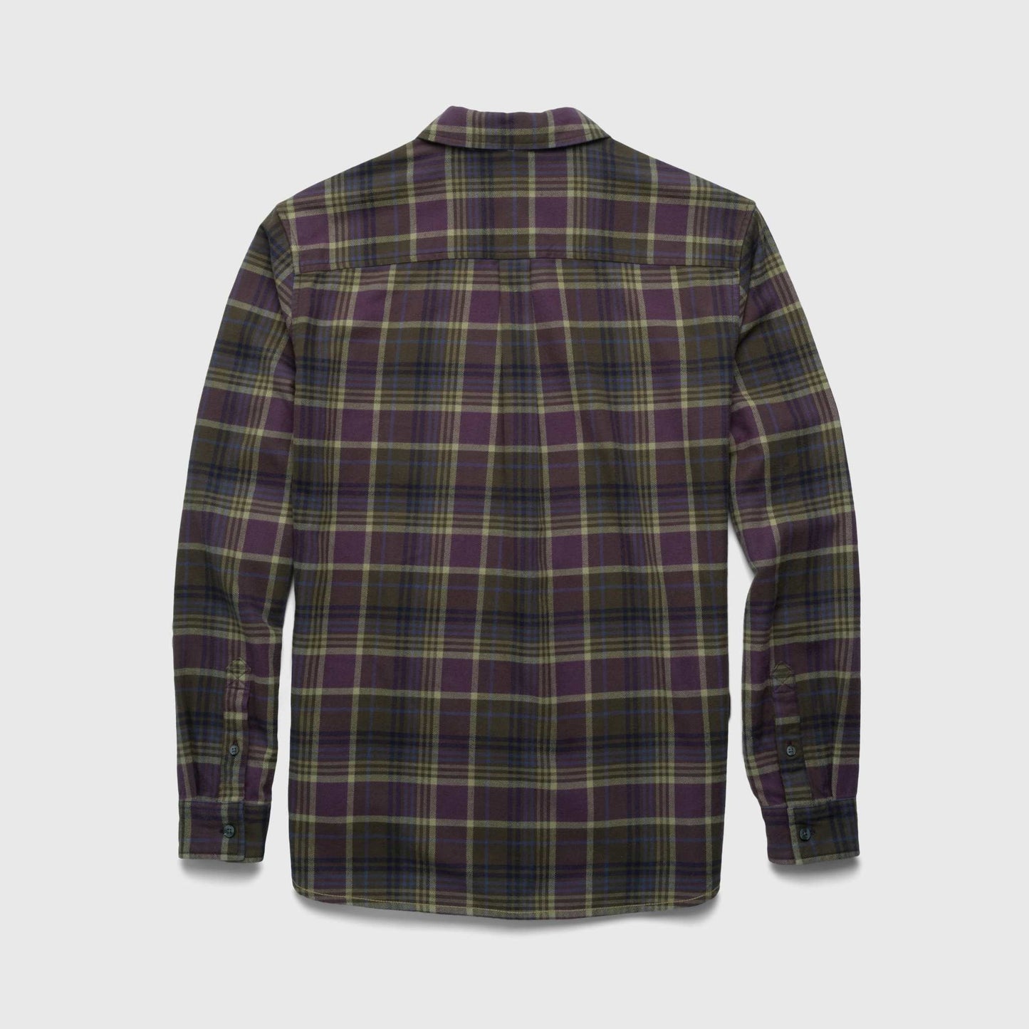 Brian Flannel Plaid Shirt - Grape Combo - Convenient store