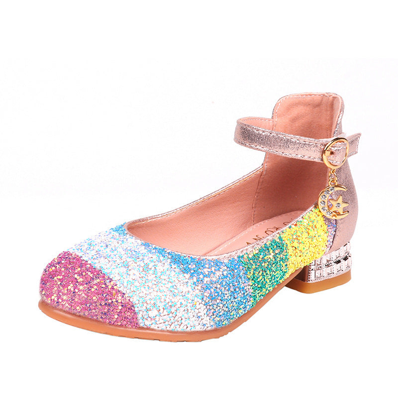 Rainbow Children's Crystal High Heels - Convenient store