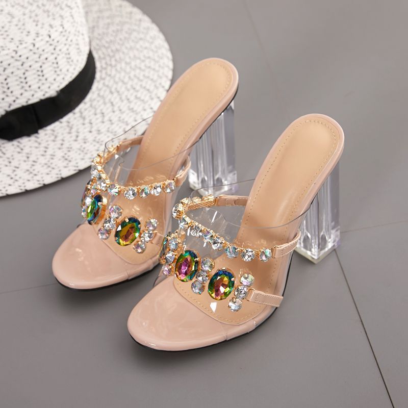 Summer women's diamond high heels - Convenient store