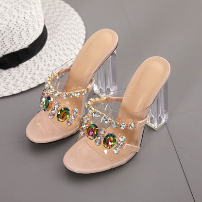 Summer women's diamond high heels - Convenient store
