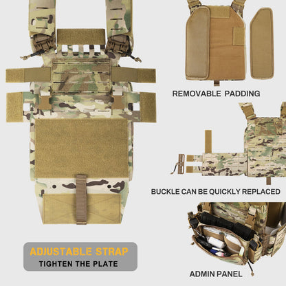 [NEW] VOTAGOO 037 Adjustable Tactical Vest with Admin Drop Pouch