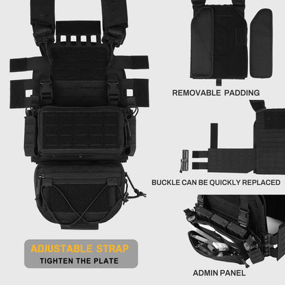 [NEW] VOTAGOO 037 Adjustable Tactical Vest with Admin Drop Pouch