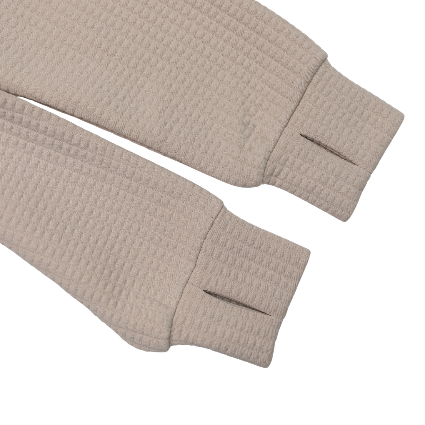 Women's Waffle 1/2 Zip (Oat) - Convenient store