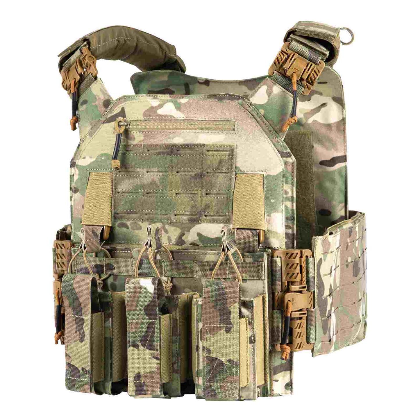 Votagoo 601 Laser Cut Molle Vest Adjustable Plate Carrier Tactical Military Vest