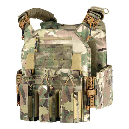 Votagoo 601 Laser Cut Molle Vest Adjustable Plate Carrier Tactical Military Vest