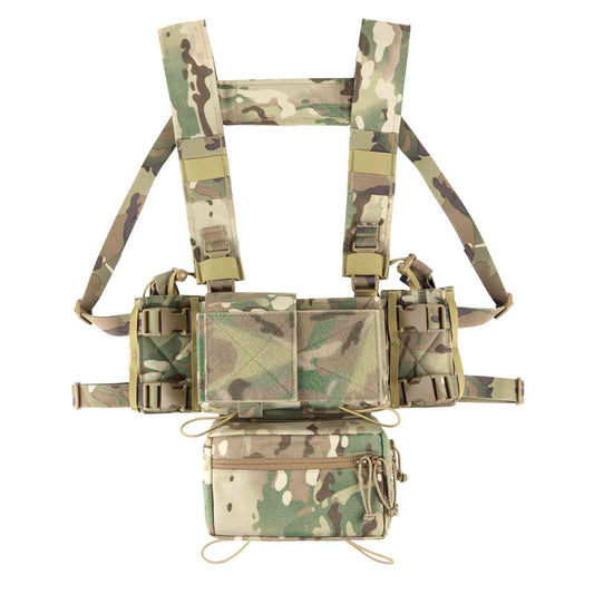 Votagoo Outdoor Molle Magazine Pouch Chest Bags Multi-function MK4 AOR1 Tactical Chest Rig