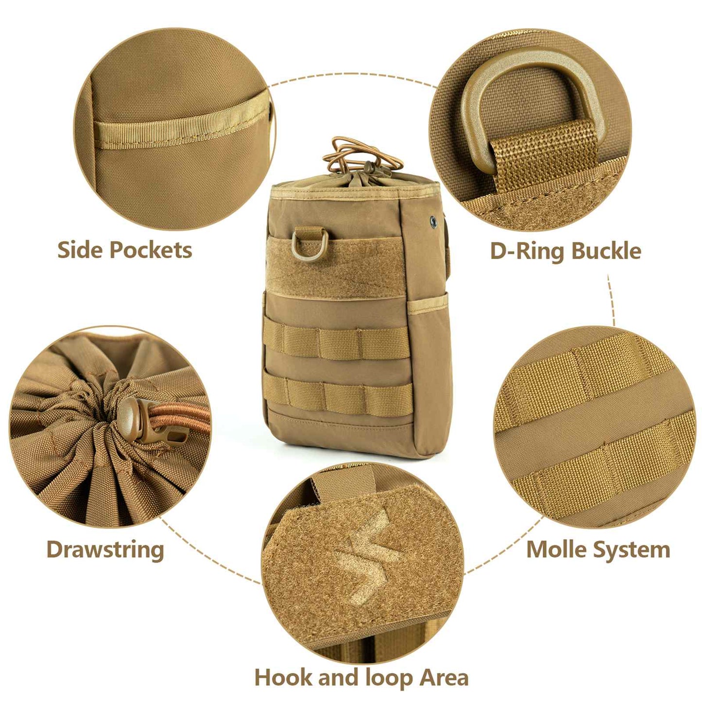 Tactical Dump Pouch Molle Storage Bag
