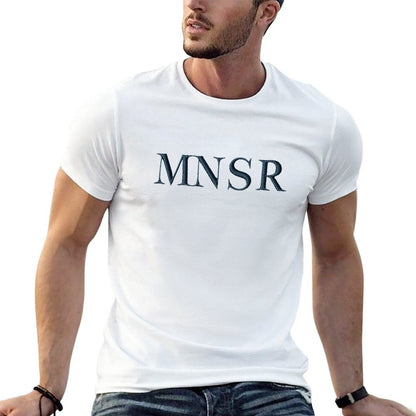 **SALE** Munsieur Men's Tee Cotton Signature Print Design "MNSR"
