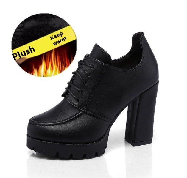 Women's Platform With Thick Heels And High Heels - Convenient store