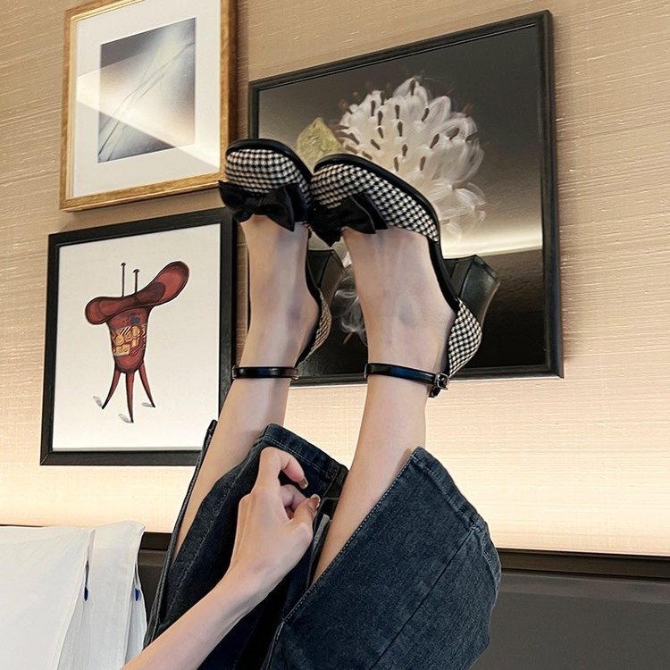 Women's Temperament Thick Heels And Versatile High Heels - Convenient store