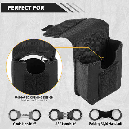 Votagoo Duty Handcuff Pouch – MOLLE Holster for Duty Belt