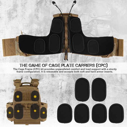 Votagoo Combat Tactical Vest CPC Military Plate Carrier Vest