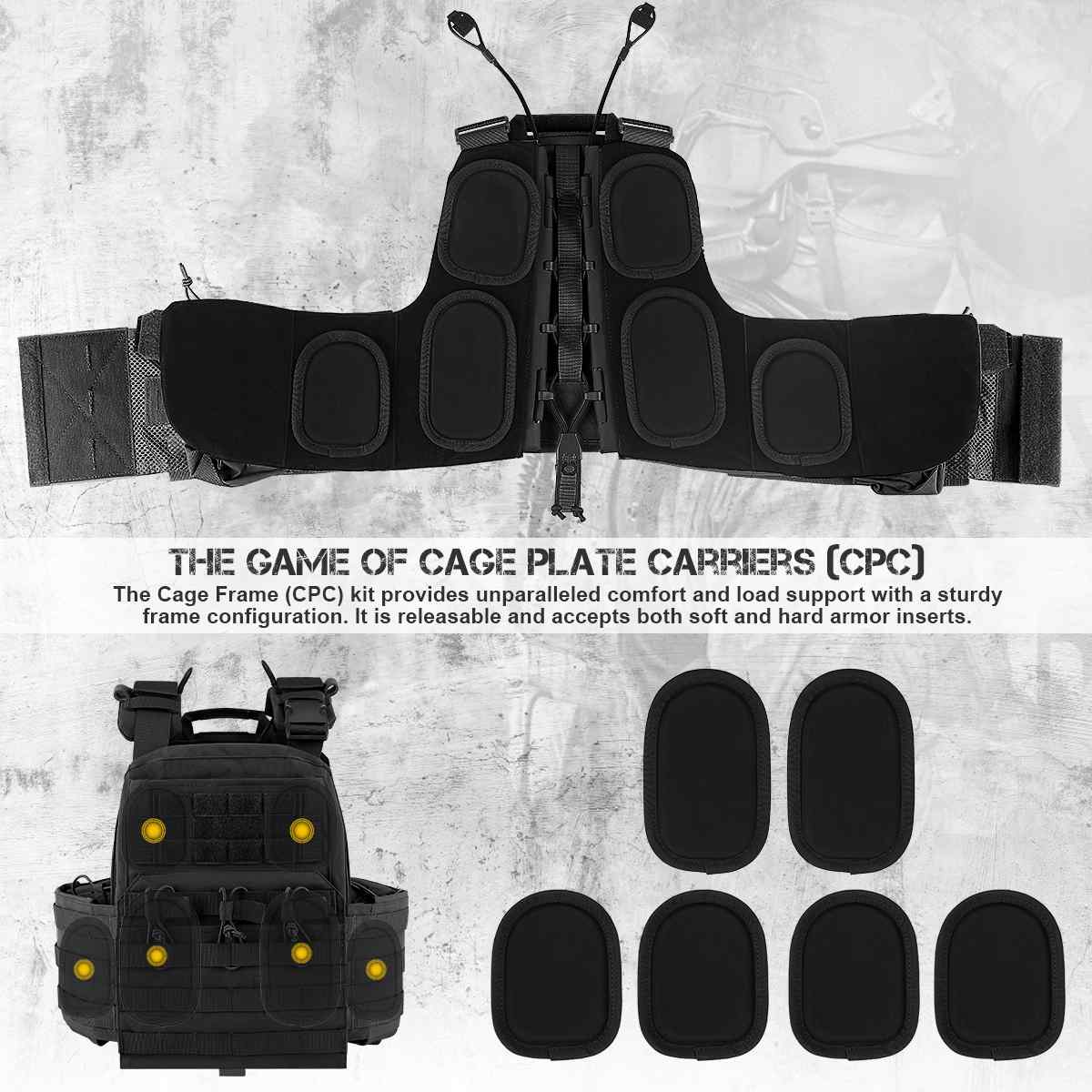 Votagoo Combat Tactical Vest CPC Military Plate Carrier Vest