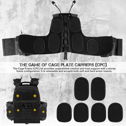 Votagoo Combat Tactical Vest CPC Military Plate Carrier Vest