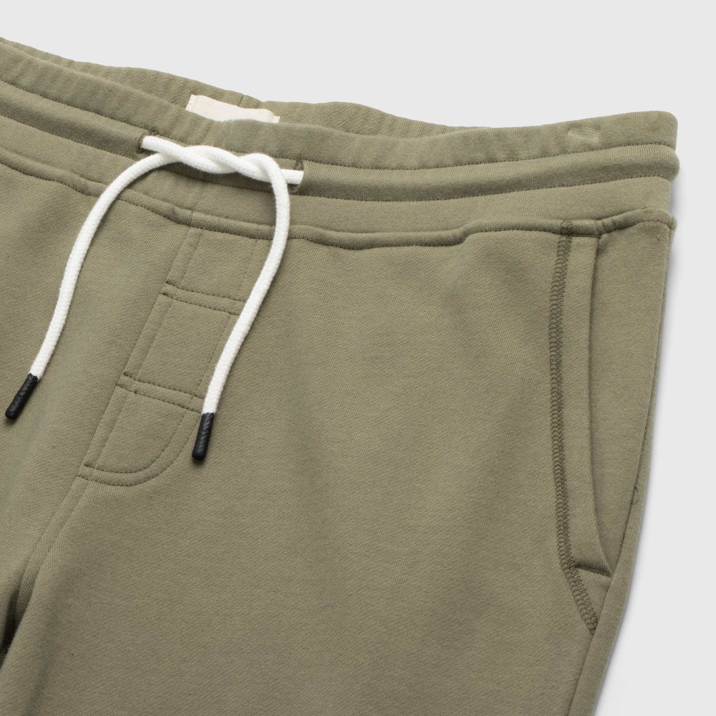 Dune Drawstring Terry Jogger - Lichen Green - Convenient store