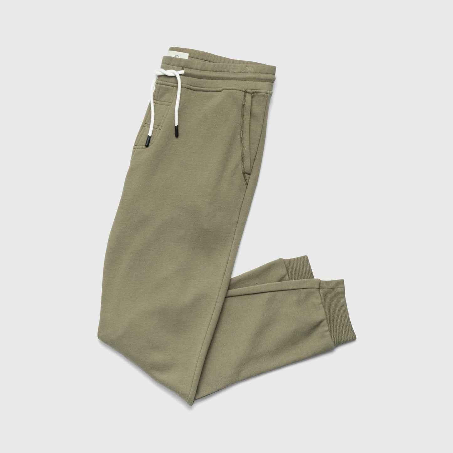 Dune Drawstring Terry Jogger - Lichen Green - Convenient store