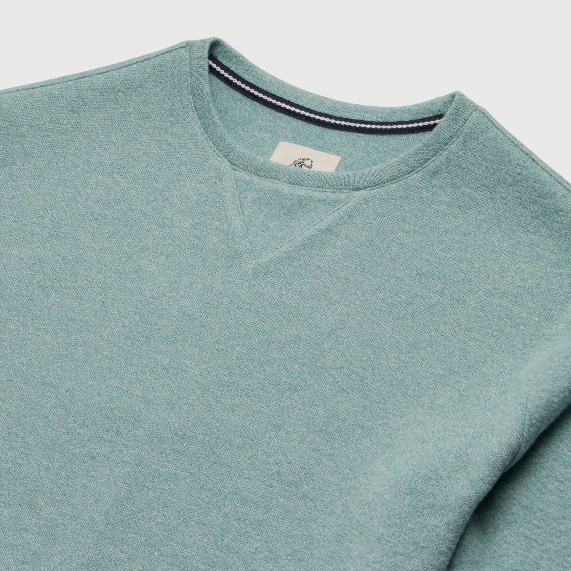 Butch Cashmist Crewneck - Aqua Heather - Convenient store