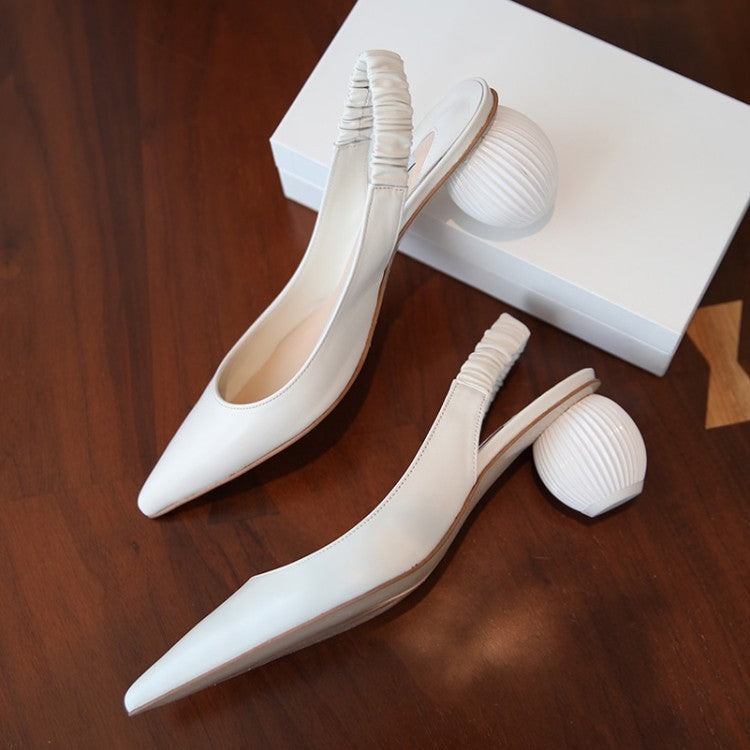 Female spherical heel high heels - Convenient store