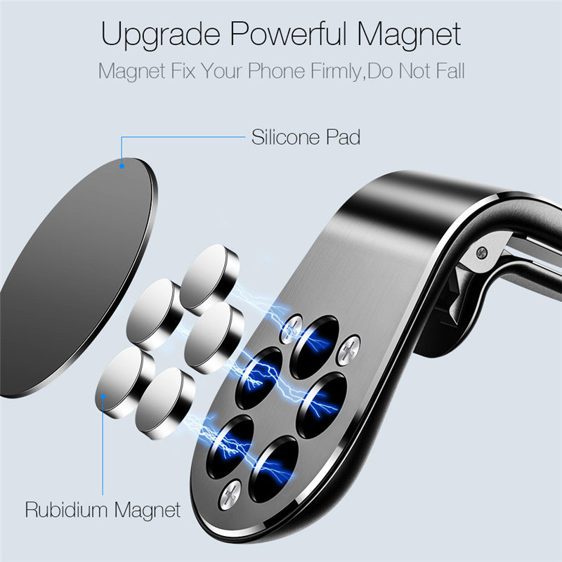 360 Magnetic Air Vent Car Phone Holder