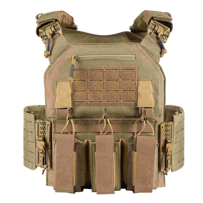 Votagoo 601 Laser Cut Molle Vest Adjustable Plate Carrier Tactical Military Vest