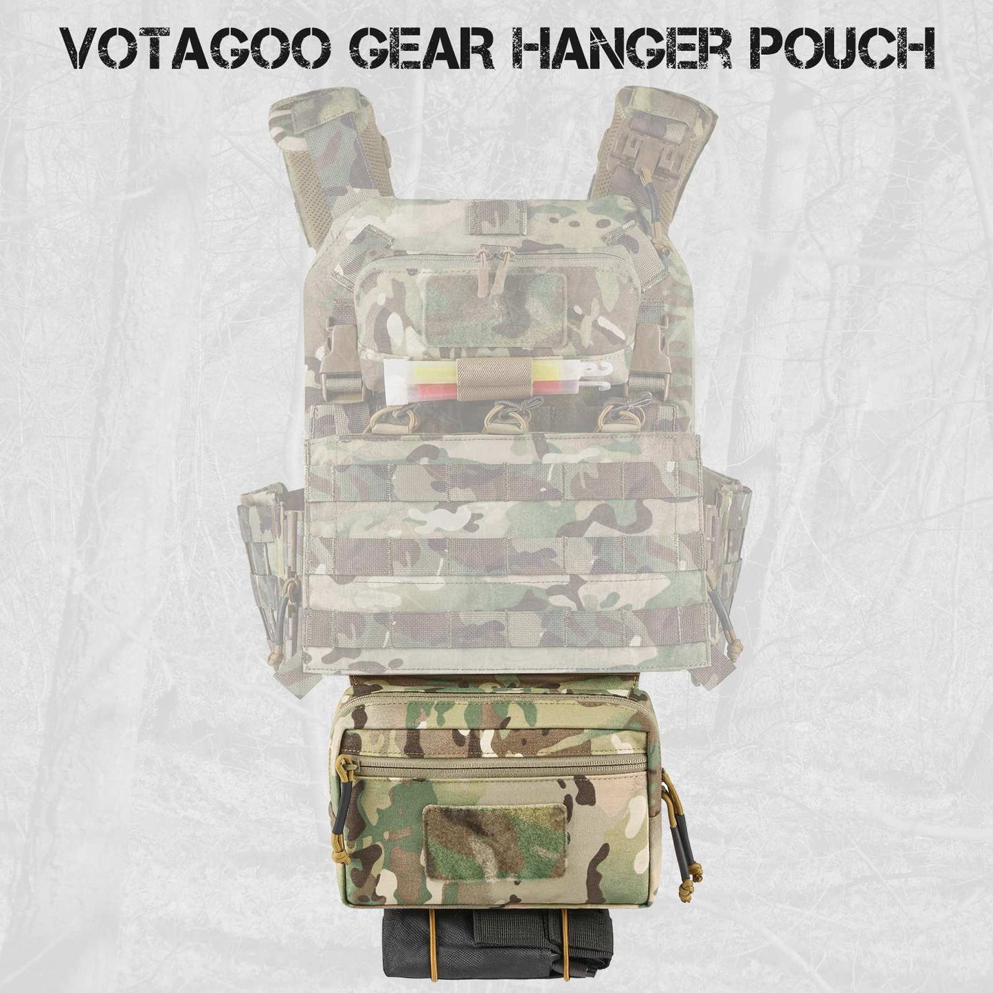 Votagoo Tactical Admin Drop Pouch Molle Dangler Pouches