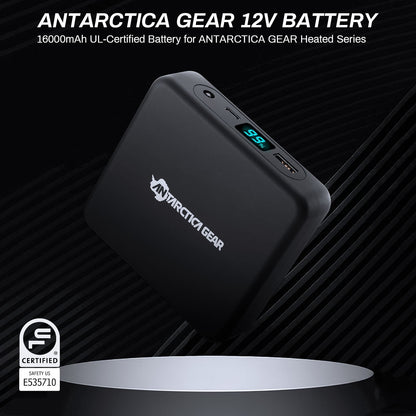 ANTARCTICA GEAR Heated Sleeping Bag Liner,Battery Heated Pad, Electirc Sleeping Bag