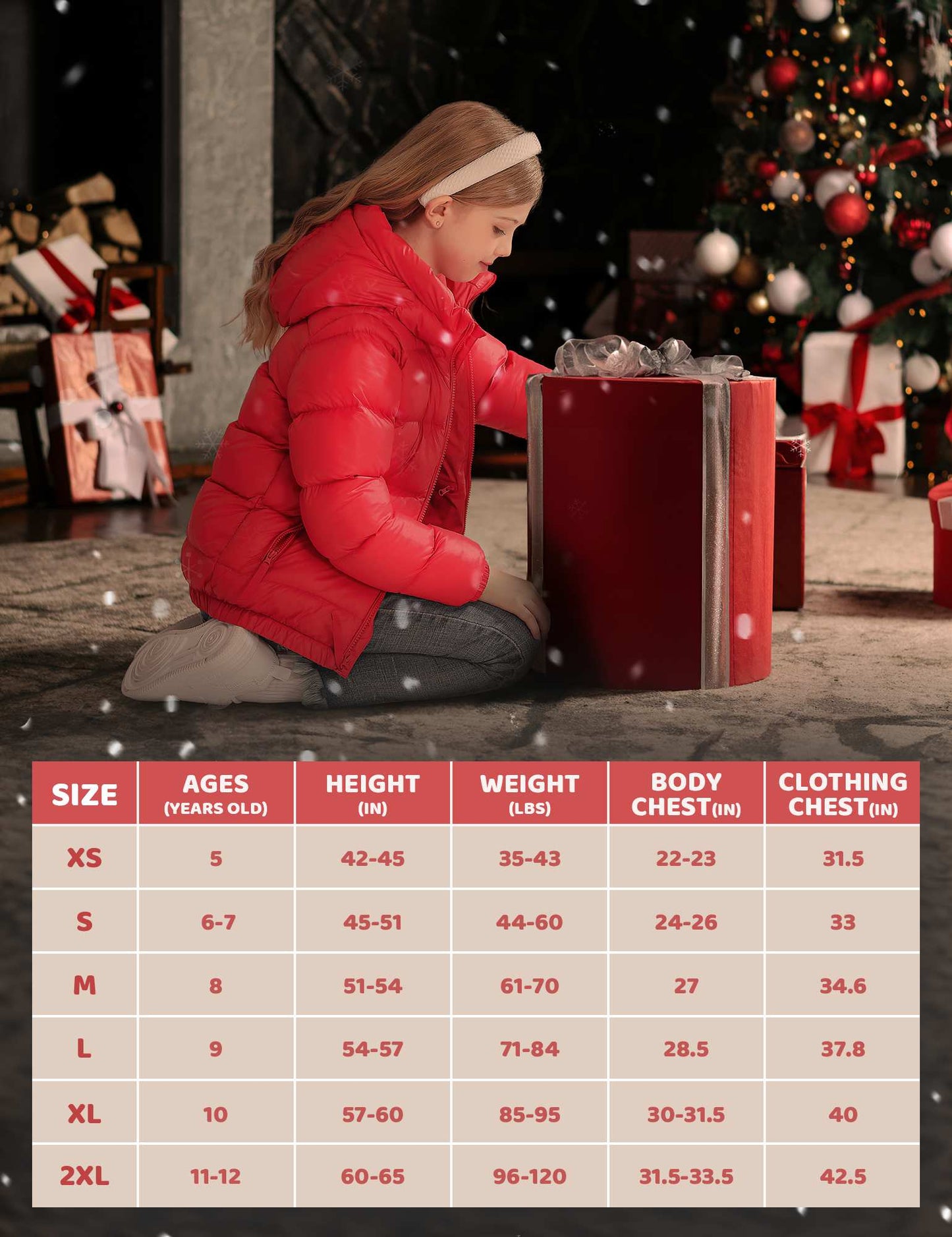 Antarctica Gear Kid Heated Jacket with 12V/5A 10000 mAh Battery Pack Winter Coat for Boys Girls Heated Coat