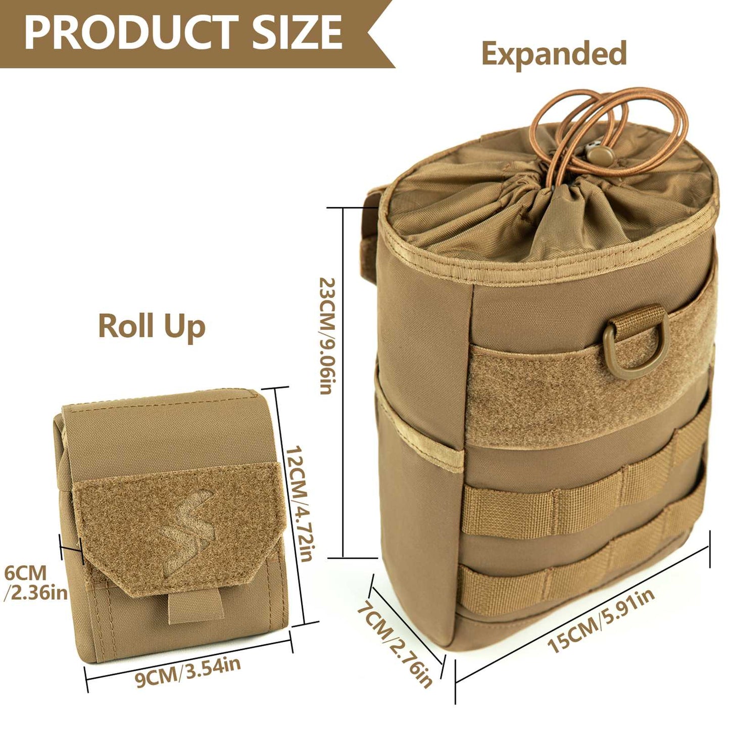 Tactical Dump Pouch Molle Storage Bag