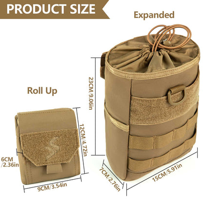Tactical Dump Pouch Molle Storage Bag