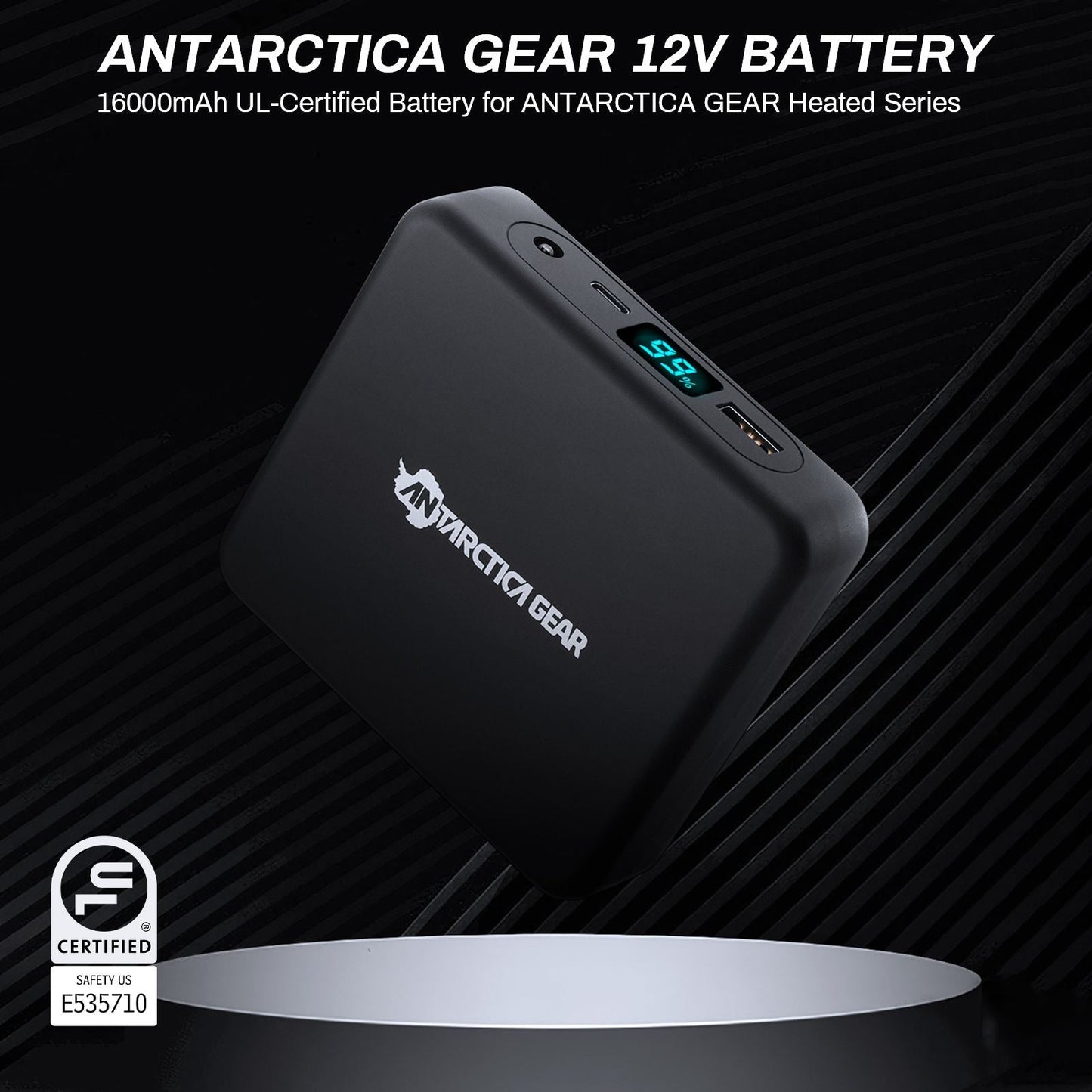 ANTARCTICA GEAR Heated Sleeping Bag Liner,Battery Heated Pad, Electirc Sleeping Bag