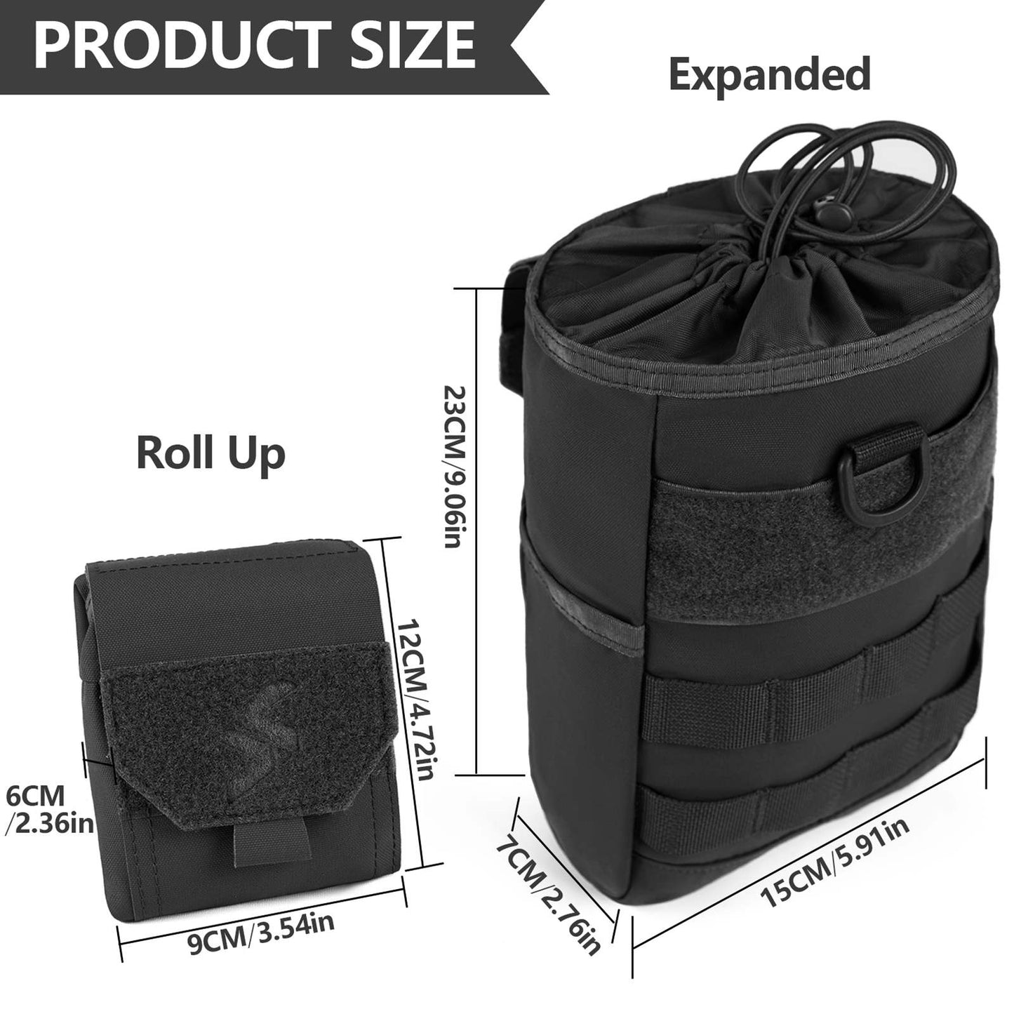 Tactical Dump Pouch Molle Storage Bag